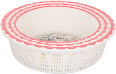 

Nayasa Plastic Fruit & Vegetable Basket(Multicolor)
