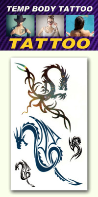 

smilendeal Smilendeal_T2493 Dragon Temp Body Tattoo(Dragon)