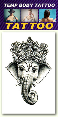 

smilendeal Smilendeal_T2532 Ganesh Temp Body Tattoo(Ganesh)