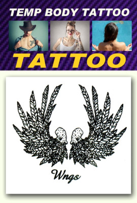 

smilendeal Smilendeal_T2586 Wings Temp Body Tattoo(Wings)