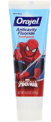 

Orajel Antiactivity Fluoride Toothpaste - 119g (4.2oz) Super Mario (Pack of 3) Toothpaste(357 g)