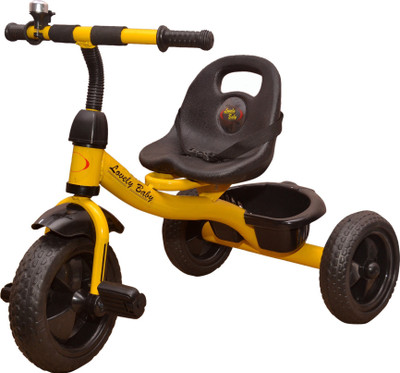 

kayoksh BABY TRICYCLE FOR KIDS WITH BASKET YELLOW COLOUR KIDS TRICYCLE RECOMMENDED TRICYCLE FOR BABY GIRL OR TRICYCLE FOR BABY BOY OR TRICYCLE FOR TODDLER GIRL OR TRICYCLE FOR TODDLER BOY RECOMMENDED FOR TODDLER 1,2,3,4,5 YEAR CHILDREN TRICYCLE FOR KIDs Y