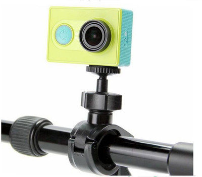 

ReTrack 1/4"-20 Thread Screw Bike Bicycle Mount Holder Bracket For GoPro Action Camera Tripod Kit(Black, Supports Up to 1000 g)