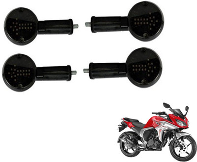 MOCKHE Front, Rear LED Indicator Light for Yamaha Fazer(White)