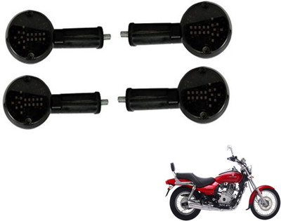 MOCKHE Front, Rear LED Indicator Light for Bajaj Avenger 220 DTS-i(White)