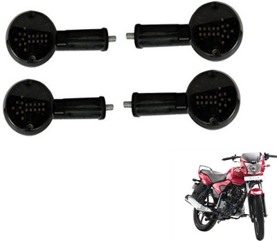 MOCKHE Front, Rear LED Indicator Light for TVS Jive(White)