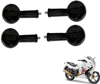 MOCKHE Front, Rear LED Indicator Light for Hero Karizma ZMR(White)