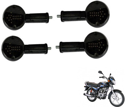 MOCKHE Front, Rear LED Indicator Light for Bajaj CT 100(White)