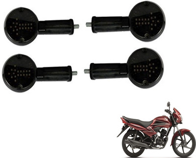 MOCKHE Front, Rear LED Indicator Light for Honda Dream Yuga(White)