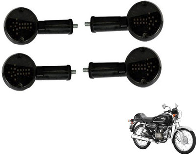 MOCKHE Front, Rear LED Indicator Light for Hero Splendor pro classic(White)