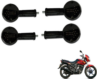 MOCKHE Front, Rear LED Indicator Light for TVS Flame DS125(White)
