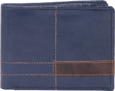 

Redrho Men Blue Artificial Leather Wallet(6 Card Slots)