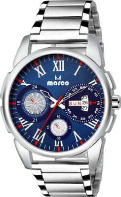 

MARCO EXCLUSIVE DAY N DATE 39CH MR 010 BLUE Watch - For Men