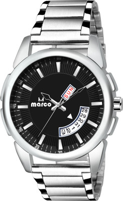 

MARCO EXCLUSIVE DAY N DATE 39CH MR 023 BLACK Watch - For Men