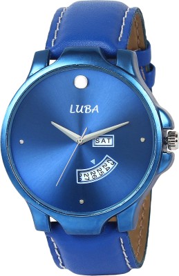 

LUBA BLUE DAY N DATE WATCH Watch - For Men