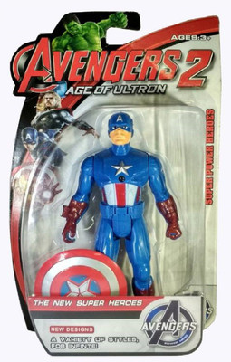 

Toy Arena Capt America Titan Hero Series Captain-America 12-Inch Figure For Kids(Multicolor)
