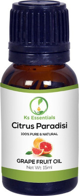 

Ks Essentials 100% Pure Grapefruit Essential Oil Natural & Undiluted (15ml)(15 ml)