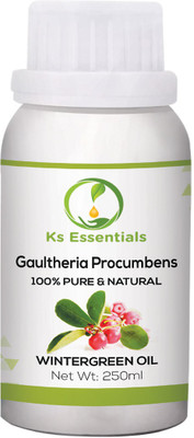 

Ks Essentials 100% Pure Wintergreen Essential Oil Natural & Undiluted (250ml)(250 ml)