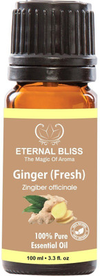 

Eternal Bliss Ginger Essential Oil Fresh, 100% Pure, & Undiluted (100ML)(100 ml)