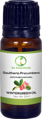 

Ks Essentials 100% Pure Wintergreen Essential Oil Natural & Undiluted (10ml)(10 ml)
