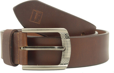 

TOFFIL Men Casual, Formal Brown Genuine Leather Belt, Light brown