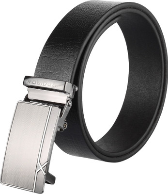 

Spairow Men Casual Black Genuine Leather Reversible Belt