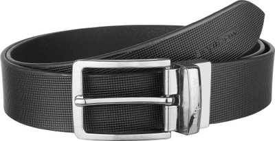 Spairow Men Casual Black Genuine Leather Belt