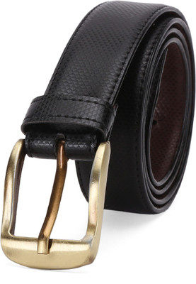 

Elligator Men Casual Black Artificial Leather Belt