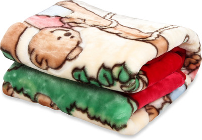 

Instabuyz Cartoon  Swadding Baby Blanket(Woollen Blend, Multicolor