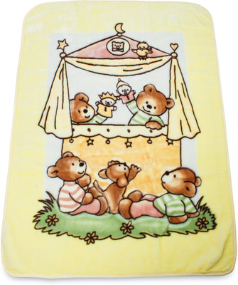 

Instabuyz Cartoon  Swadding Baby Blanket(Woollen Blend, Multicolor