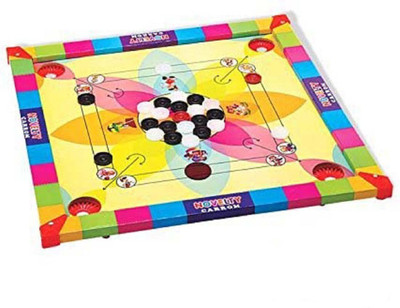 

Qweezer ( 50 X 50 CM ) & ludo GAME with [ Free carrom board powder ] 50 cm Carrom Board(Multicolor)