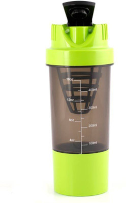 

Ozomax Shake Mix Green 500 Shaker(Pack of 1, Green, Black), Black;green