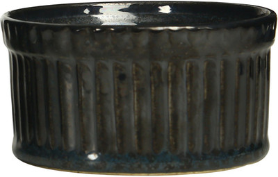 

Caffeine Dessert Serving Bowl Ceramic/Stoneware in Glossy Metallic Ramekins (Set of 1) Handmade By Caffeine Stoneware Bowl(Multicolor, Pack of 1)