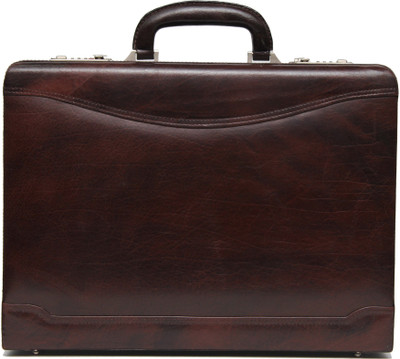 

C Comfort Genuine Leather Medium Briefcase - For Men(Brown)