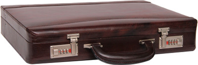 

OBANI Genuine Leather Briefcase Medium Briefcase - For Men(Brown)