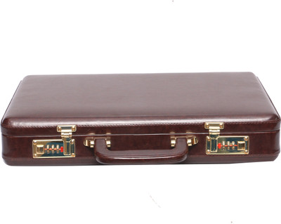 

OBANI Faux leather briefcase Medium Briefcase - For Men(Brown)