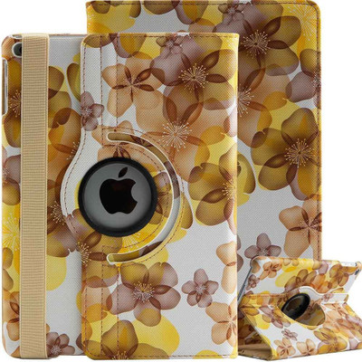 TGK Book Cover for Apple iPad 5th Gen 9.7 inch, Apple iPad 6th Gen 9.7 inch(Yellow, Cases with Holder)