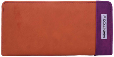 

Fantosy Women Casual Tan, Purple Artificial Leather Wallet(1 Card Slot), Tan and purple
