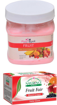 

Pink Root FRUIT CREAM 500ML WITH NATURENCE FRUIT BLEACH 200G(Set of 2)