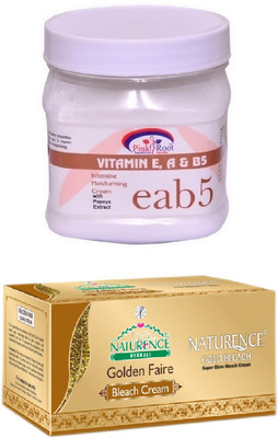 

Pink Root VITAMIN EAB5 CREAM 500ML WITH NATURENCE GOLD BLEACH 200G(Set of 2)