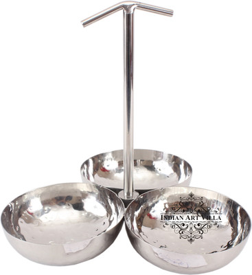 

IndianArtVilla 1 Piece Condiment Set(Stainless Steel)