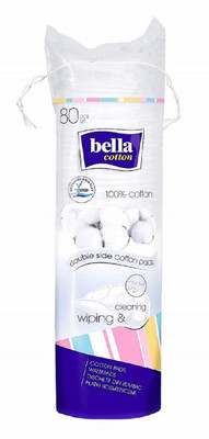

BELLA Cotton Pads Blue - 80 Pieces(80 Units)