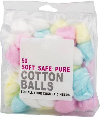 

Style & Squad Cotton Balls, Soft, Safe & Pure, Face Care(50 Units)
