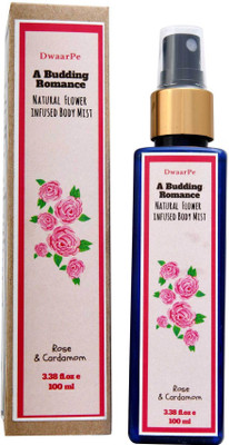 

DwaarPe A Budding RomanceAll-Natural Flower Infused Body Mist Body Mist - For Men & Women(100 ml)