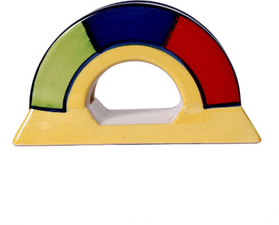 

Kraftmania 1 Compartments Ceramic Napkin Holder(Yellow)