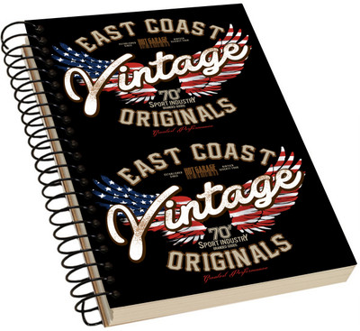 

MrSanotiyas A5 Notebook(Vintage Acrylic Notebook, Multicolor)