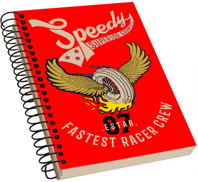 

Her Rang A5 Notebook(Vintage Acrylic Notebook, Multicolor)