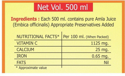 Zindagi Amla Juice - Natural Amla Fruit Juice - Multivitamin & Minerals Health Drink(3 x 166.67 ml)