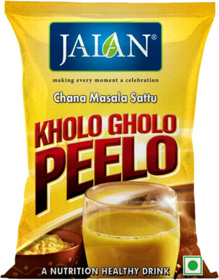 

JALAN FOOD PRODUCT Kholo GHOLO PEELO 50GM Pack x 10pc Total Wt. 500gm FSSAI Code 11117001000101 Energy Drink(10x5 g, Chana Masala Sattu Flavored)