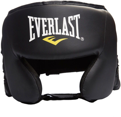 

Everlast Protective Headgear Black Boxing Head Guard(Black)